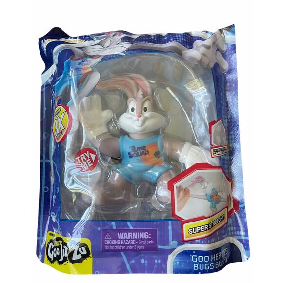 Bugs Bunny Goo Jit Zu Space Jam A Super Stretchy Figure Toy & Games - Picture 5 of 8